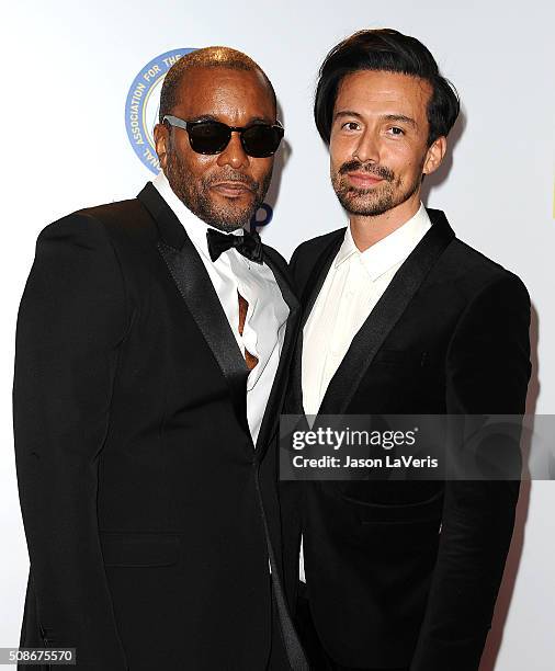 Lee Daniels and Jahil Fisher attend the 47th NAACP Image Awards at Pasadena Civic Auditorium on February 5, 2016 in Pasadena, California.