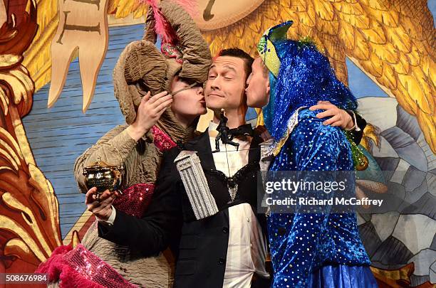 Joseph Gordon-Levitt is honored as The Hasty Pudding Theatricals' Man of the Year on February 5, 2016 in Boston, Massachusetts.