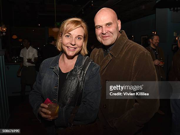 Producer Michelle Garforth-Venter and TV personality Riaan Garforth-Venter attend SCAD Presents aTVfest 2016 on February 5, 2016 in Atlanta, Georgia.