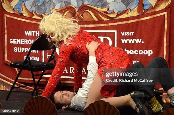 Joseph Gordon-Levitt is honored as The Hasty Pudding Theatricals' Man of the Year on February 5, 2016 in Boston, Massachusetts.