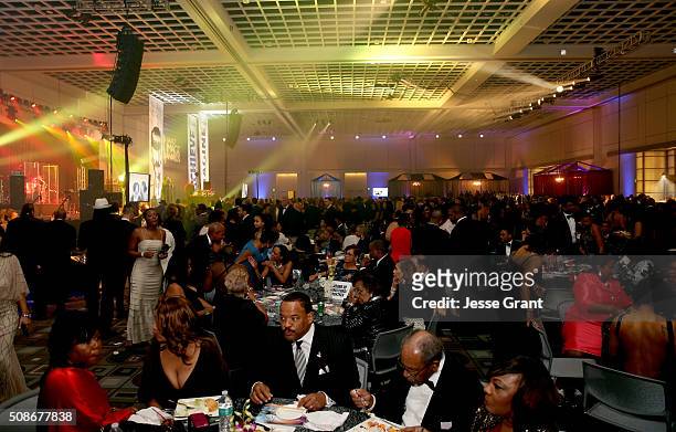 Guests attend the 47th NAACP Image Awards presented by TV One after party at Pasadena Civic Auditorium on February 5, 2016 in Pasadena, California.