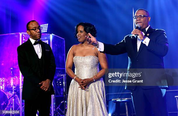 President/CEO Cornell William Brooks, NAACP Chairman of the National Board of Directors Roslyn Brock and Zafar Brooks, Director Corporate Social...