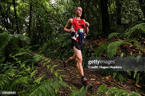 Craig Torr of New Zealand in action during the Tarawera Ultramarathon on February 6, 2016 in Rotorua, New Zealand.