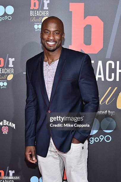 Personality Akbar Gbajabiamila attends Bleacher Reports Bleacher Ball presented by go90 at The Mezzanine prior to Sundays big game on February 5,...