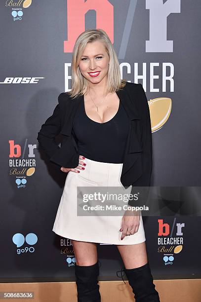 Actress Sara Sanderson attends Bleacher Reports Bleacher Ball presented by go90 at The Mezzanine prior to Sundays big game on February 5, 2016 in...