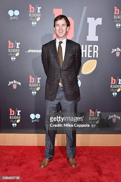 Personality Cooper Manning attends Bleacher Reports Bleacher Ball presented by go90 at The Mezzanine prior to Sundays big game on February 5,...