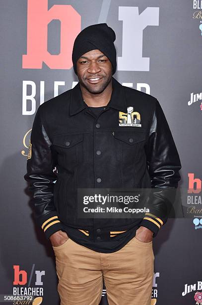 Former NFL player Mark Clayton attends Bleacher Reports Bleacher Ball presented by go90 at The Mezzanine prior to Sundays big game on February 5,...