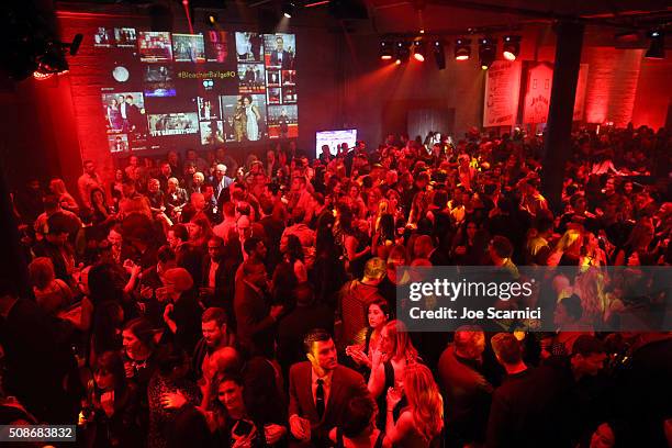 Guests attend Bleacher Reports Bleacher Ball presented by go90 at The Mezzanine prior to Sundays big game on February 5, 2016 in San Francisco,...