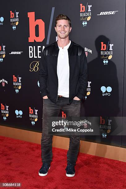 Player Steven Hauschka attends Bleacher Reports Bleacher Ball presented by go90 at The Mezzanine prior to Sundays big game on February 5, 2016 in...