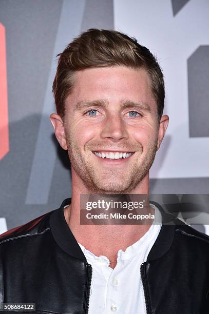 Player Steven Hauschka attends Bleacher Reports Bleacher Ball presented by go90 at The Mezzanine prior to Sundays big game on February 5, 2016 in...