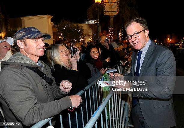 Director Tom McCarthy signs autographs at the American Riviera Award at the Arlington Theater at the 31st Santa Barabara International Film Festival...