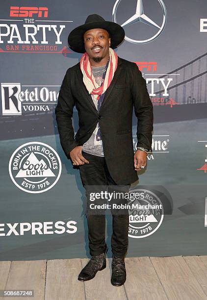 Recording artist Anthony Hamilton attends ESPN The Party on February 5, 2016 in San Francisco, California.