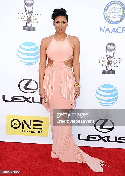 Laura Govan attends the 47th NAACP Image Awards at Pasadena Civic Auditorium on February 5, 2016 in Pasadena, California.