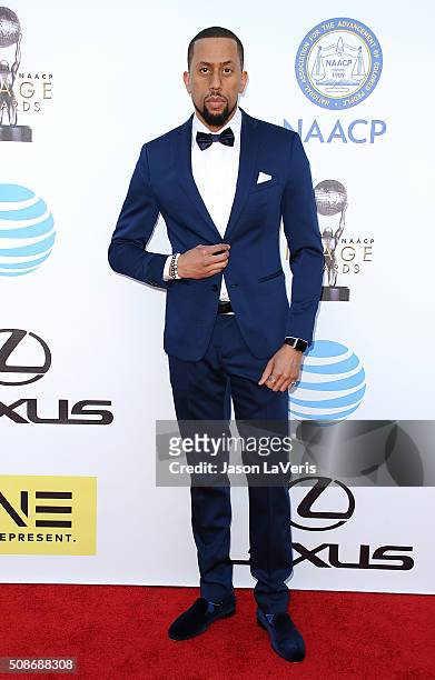 Actor Affion Crockett attends the 47th NAACP Image Awards at Pasadena Civic Auditorium on February 5, 2016 in Pasadena, California.