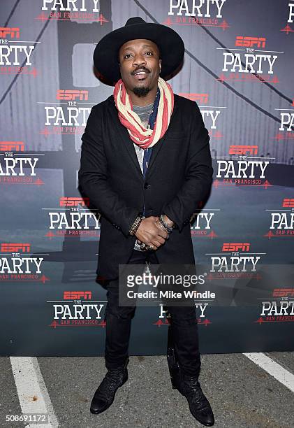 Singer Anthony Hamilton attends ESPN The Party on February 5, 2016 in San Francisco, California.