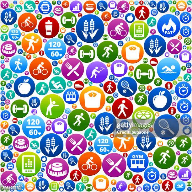 Exercise Icon Button 30,612 Fitness Icons Pattern High Res Illustrations - Getty Images