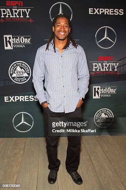 Washington Redskins wide receiver Andre Roberts arrives at the annual ESPN The Party at Fort Mason Center on February 5, 2016 in San Francisco,...
