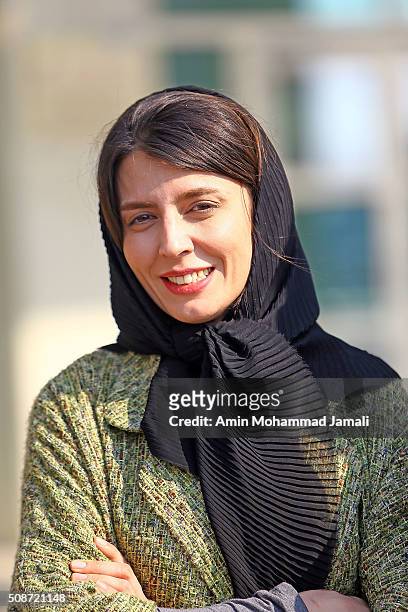 Actress Leila Hatami looks on during the Fajr Film Festival on February 6, 2016 in Tehran, Iran.