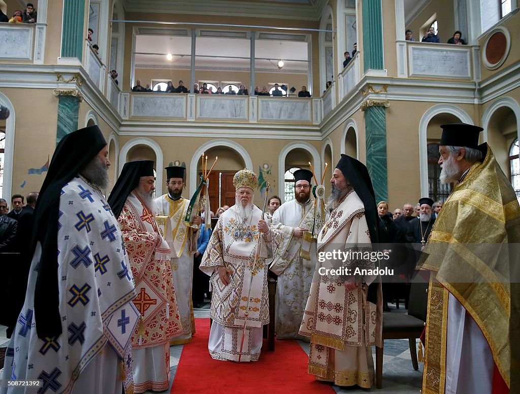 Fener Greek Patriarch Bartholomeos in Turkey's Izmir