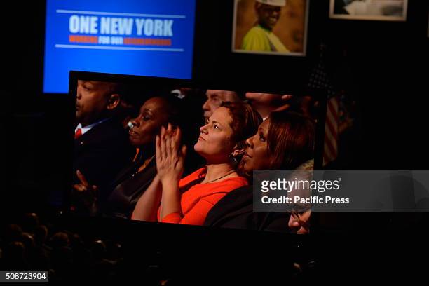 Melissa Mark-Viverito attends the State of the City in the Bronx.