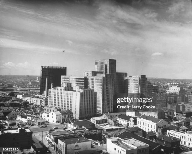 View of Charity Hospital in New Orleans.