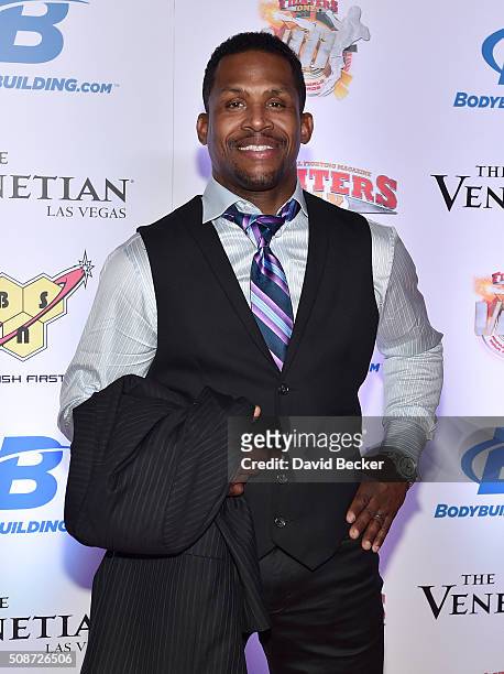 Former mixed martial artist Kevin Randleman arrives at the eighth annual Fighters Only World Mixed Martial Arts Awards at The Palazzo Las Vegas on...