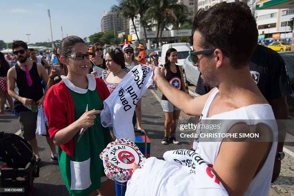 BRAZIL-HEALTH-ZIKA-PREVENTION-CARNIVAL