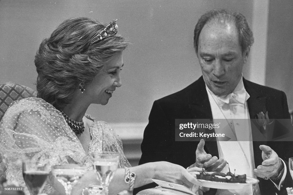 Queen Sophia And Pierre Trudeau