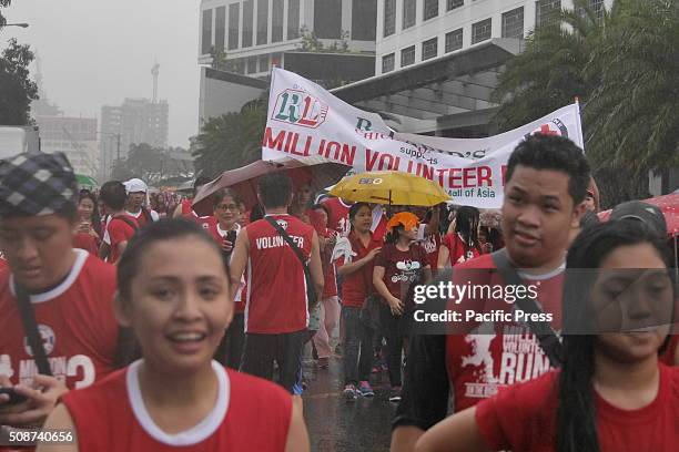 Red Cross Philippines organized the third and biggest run for humanity, "Million Volunteer Run 3", where volunteers and supporters from 59 sites all...