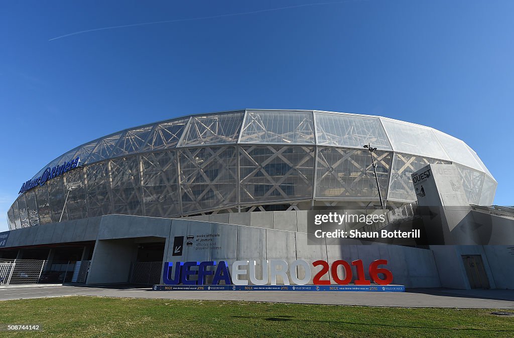 General Views of Allianz Riviera Stadium - UEFA Euro Venues France 2016