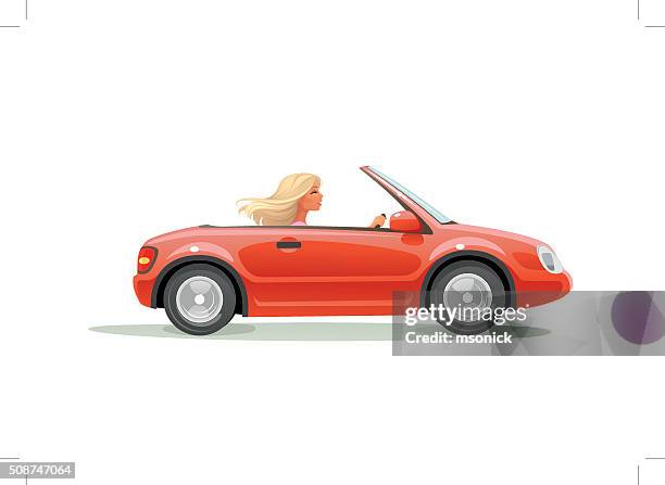 woman in car - chauffeur stock illustrations