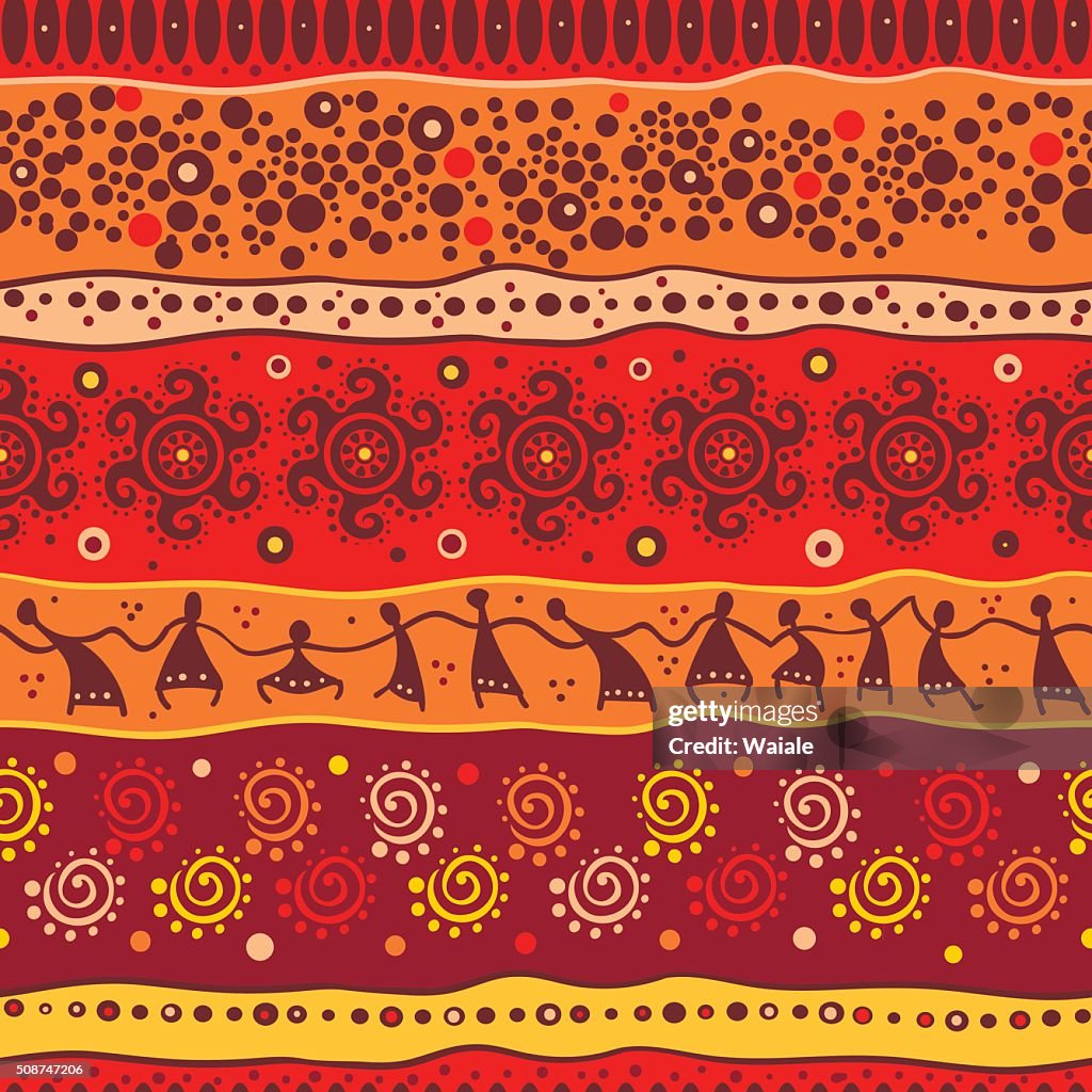 Red Rwanda Patterns Red African Pattern High-Res Vector Graphic - Getty Images