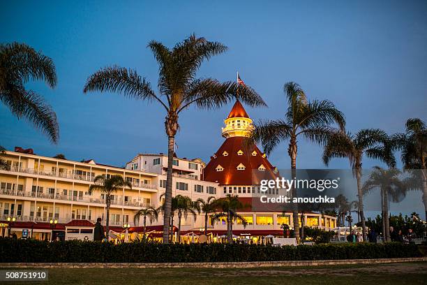 famous hotel del coronado, usa - coronado island 個照片及圖片檔