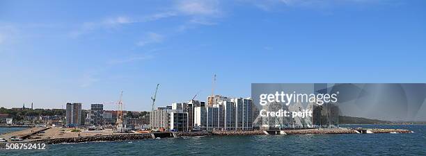 isbjerget residental modern housing in aarhus, denmark - pejft stock pictures, royalty-free photos & images