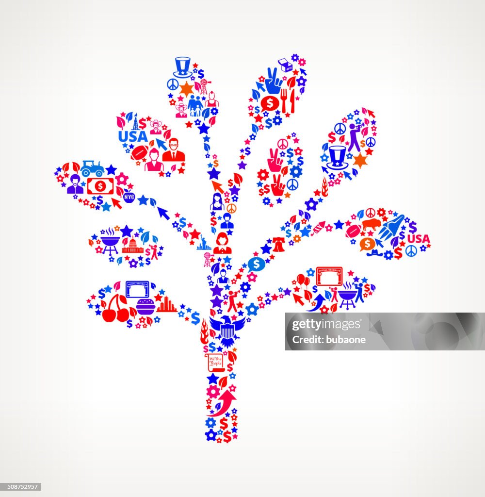 Tree Us Royalty Free Vector Art Pattern High-Res Vector Graphic - Getty ...