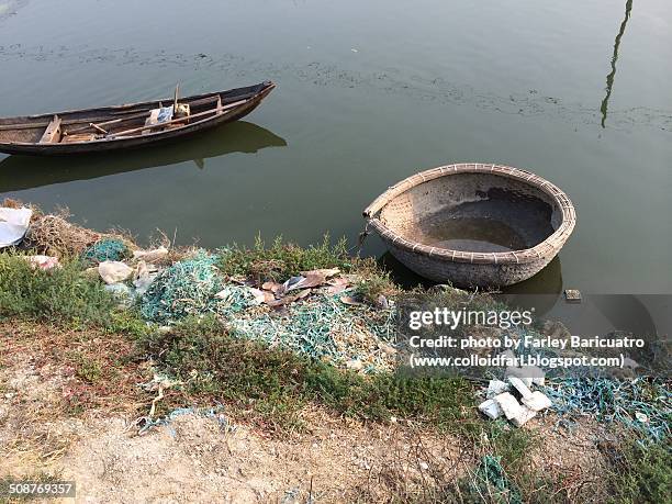 plastic pollution in cam ranh - ranh stock pictures, royalty-free photos & images