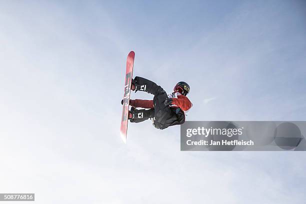 Mons Roisland from Norway jumps during Air and Style Festival February 6, 2016 in Innsbruck, Austria.