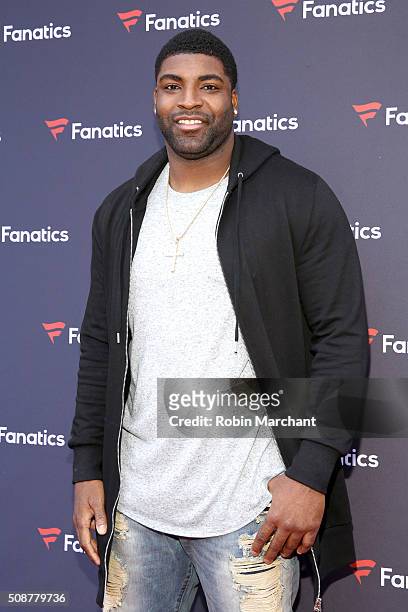 Player Vinny Curry attends Fanatics Super Bowl Party on February 6, 2016 in San Francisco, California.