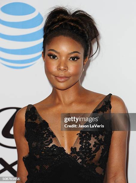 Actress Gabrielle Union attends the 47th NAACP Image Awards at Pasadena Civic Auditorium on February 5, 2016 in Pasadena, California.