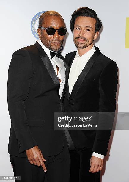 Lee Daniels and Jahil Fisher attend the 47th NAACP Image Awards at Pasadena Civic Auditorium on February 5, 2016 in Pasadena, California.