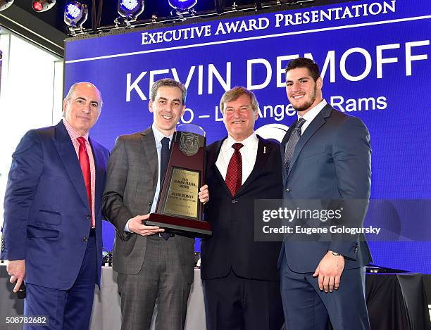 Entrepreneur Cosmo DeNicola, Executive Vice President of Football Operations & Chief Operating Officer of the Los Angeles Rams Kevin Demoff, sports...