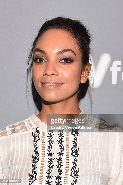 Actor Lyndie Greenwood attends the "Sleepy Hollow" event during aTVfest 2016 presented by SCAD on February 6, 2016 in Atlanta, Georgia.