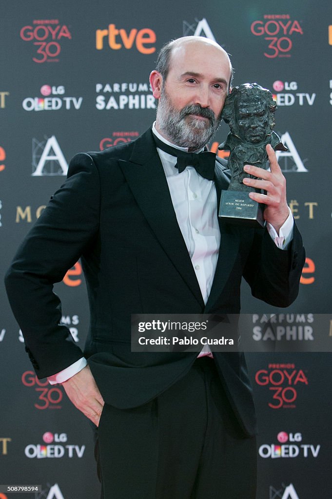 Goya Cinema Awards 2016 - Press Room