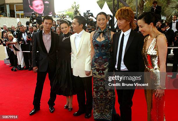 Chinese actress Zhang Ziyi, Hong Kong actor Tony Leung, Chinese actress Gong Li, Japanese actor and musician Takuya Kimura, and Chinese actress...