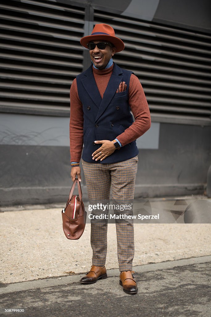 Street Style - Day 4 - New York Fashion Week: Men's Fall/Winter 2016