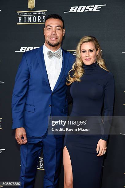 Player Vincent Jackson and guest attend the 5th annual NFL Honors at Bill Graham Civic Auditorium on February 6, 2016 in San Francisco, California.