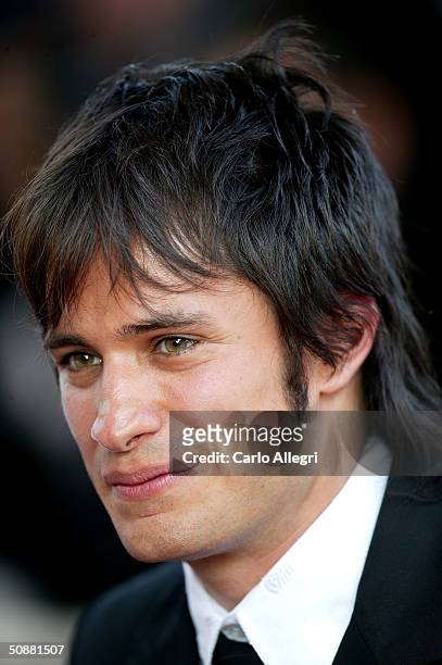 Actor Gael Garcia Bernal attends the screening of the film "Diarios de Motocicleta" premiere at the Palais des Festivals during the 57th...