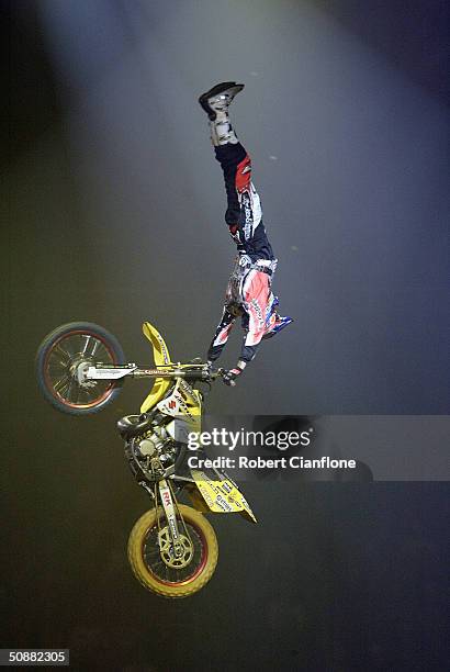 Matt Shubring in action during the Crusty Demons Nine Lives Tour at the Rod Laver Arena, May 21, 2004 in Melbourne, Australia.