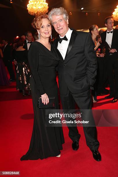 Juergen Prochnow and his wife Verena Wengler - Prochnow during the Goldene Kamera 2016 reception on February 6, 2016 in Hamburg, Germany.