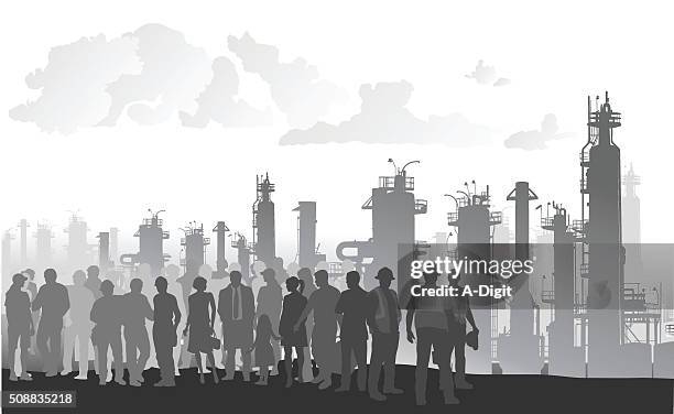 management-ressourcen - refinery stock-grafiken, -clipart, -cartoons und -symbole
